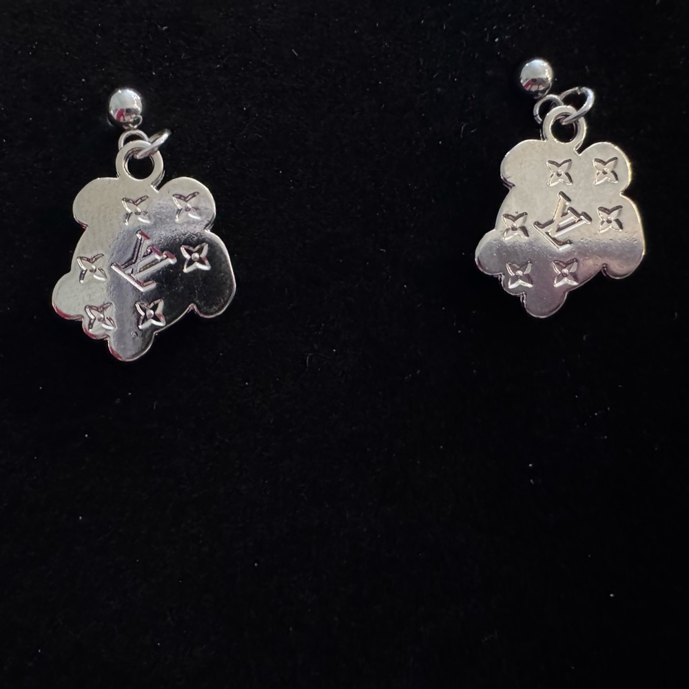 Louis Vuitton Pink Turtle Earrings - Picture 3 of 3